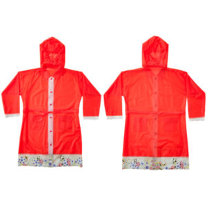 11A SOLITAIRE PVC LADIES SHORT RAINCOAT