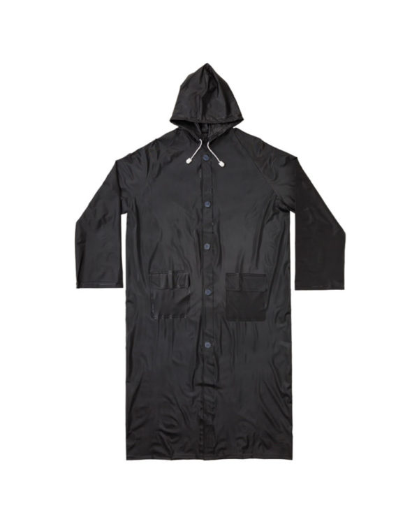 21A ECONOMY PLAIN PVC GENTS RAINCOAT - Image 2