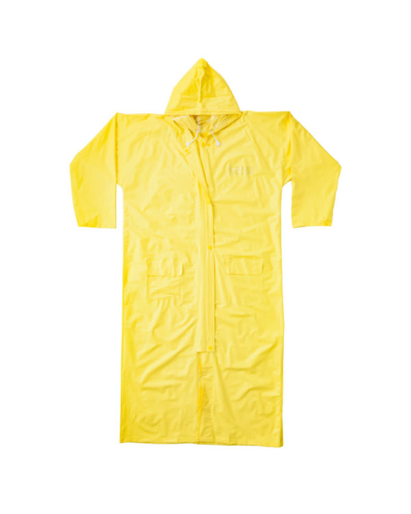 25A SAFETY PVC RAINCOAT YELLOW - Image 2