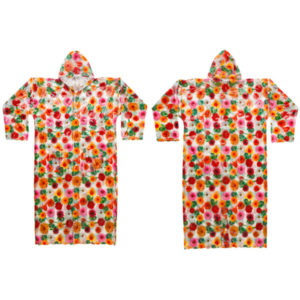 6A CLASSIC PRINTED PVC LADIES RAINCOAT