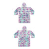 6K CLASSIC PRINTED PVC GIRLS RAINCOAT