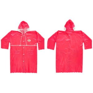 7K CRYSTAL TRANS PVC GIRLS RAINCOAT