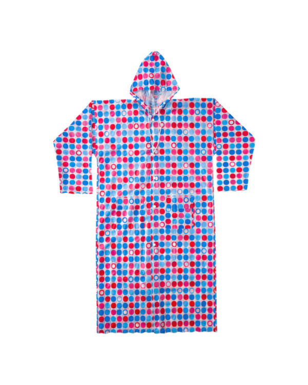 8A GALAXY PRINTED PVC LADIES RAINCOAT - Image 2