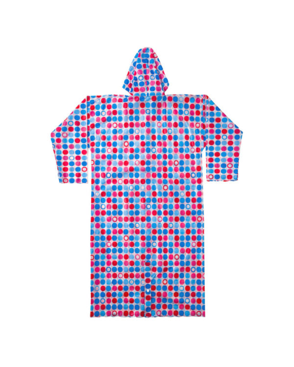 8A GALAXY PRINTED PVC LADIES RAINCOAT - Image 3