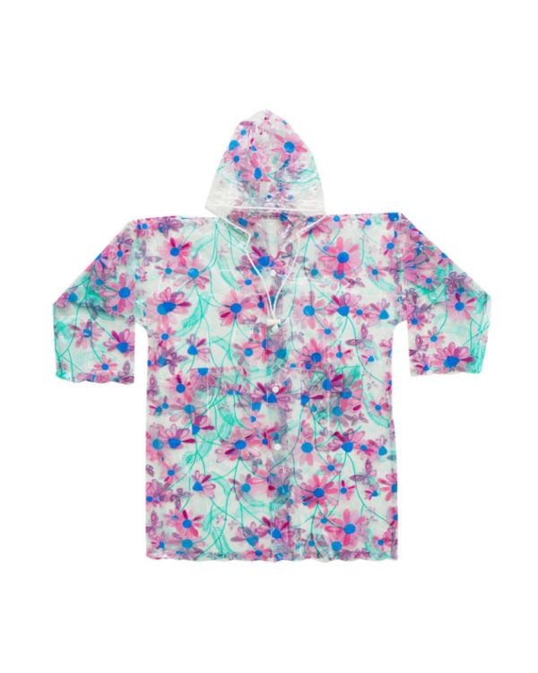 6K CLASSIC PRINTED PVC GIRLS RAINCOAT - Image 2