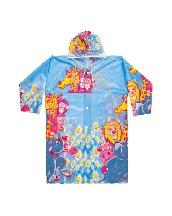 8K GALAXY PRINTED PVC GIRLS RAINCOAT - Image 2