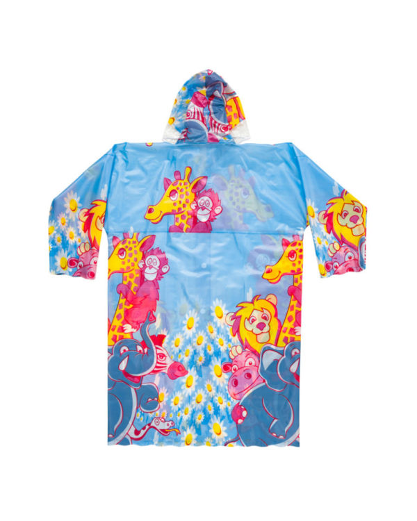 8K GALAXY PRINTED PVC GIRLS RAINCOAT - Image 3